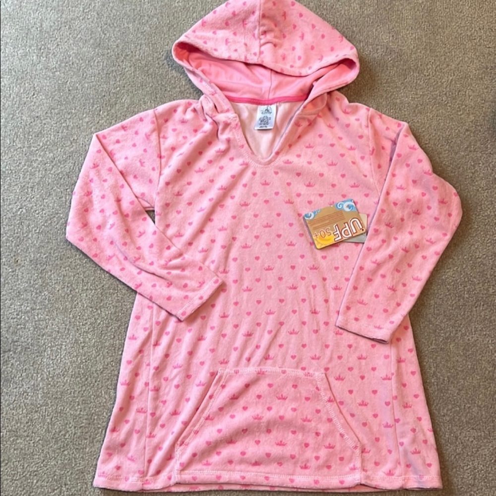 Disney  NWT Girls Terry Cloth beach cover up